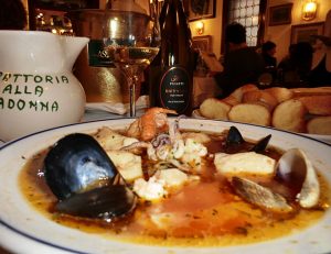 Traditional restaurant in Rialto Venice